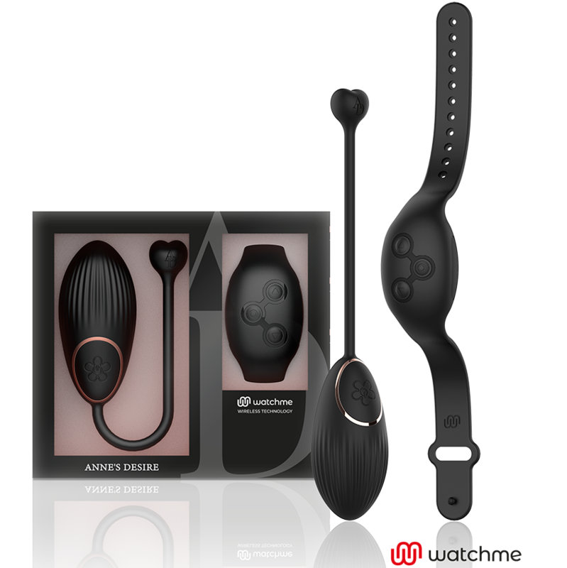 ANNE'S DESIRE - EGG REMOTE CONTROL TECHNOLOGY WATCHME BLACK - NOCTURNA DESIRES