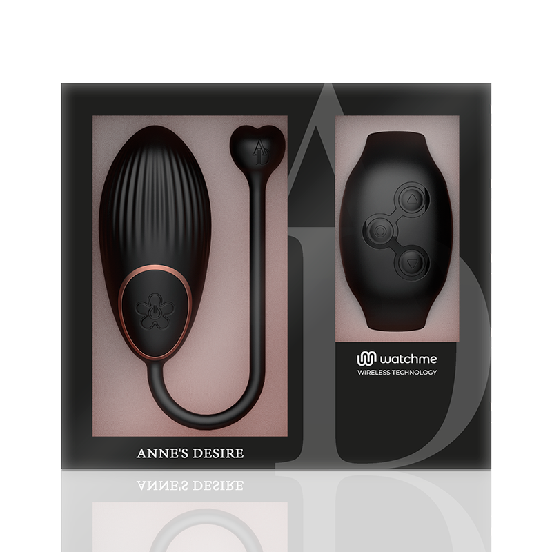ANNE'S DESIRE - EGG REMOTE CONTROL TECHNOLOGY WATCHME BLACK - NOCTURNA DESIRES