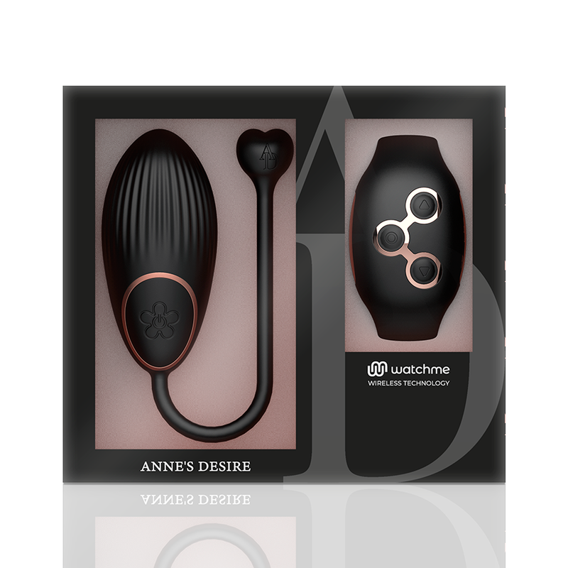 ANNE'S DESIRE - EGG REMOTE CONTROL TECHNOLOGY WATCHME BLACK/GOLD - NOCTURNA DESIRES