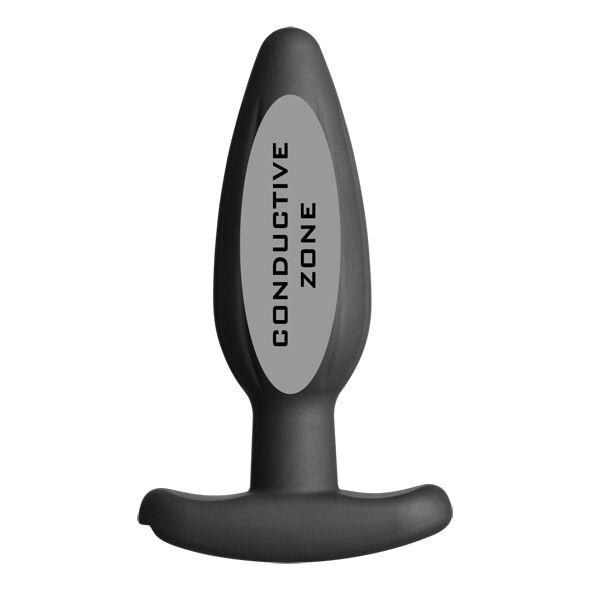 ELECTRASTIM - SILICONE BLACK ROCKER BUTT PLUG MEDIUM - NOCTURNA DESIRES