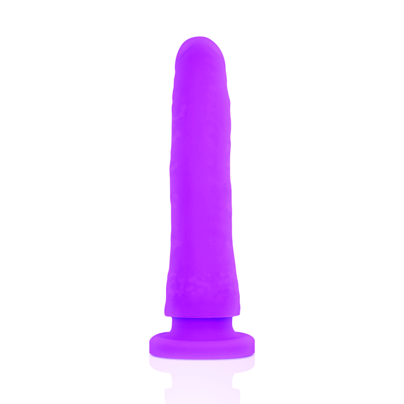 DELTA CLUB - TOYS HARNESS + DONG PURPLE SILICONE 17 CM -O- 3 CM - NOCTURNA DESIRES