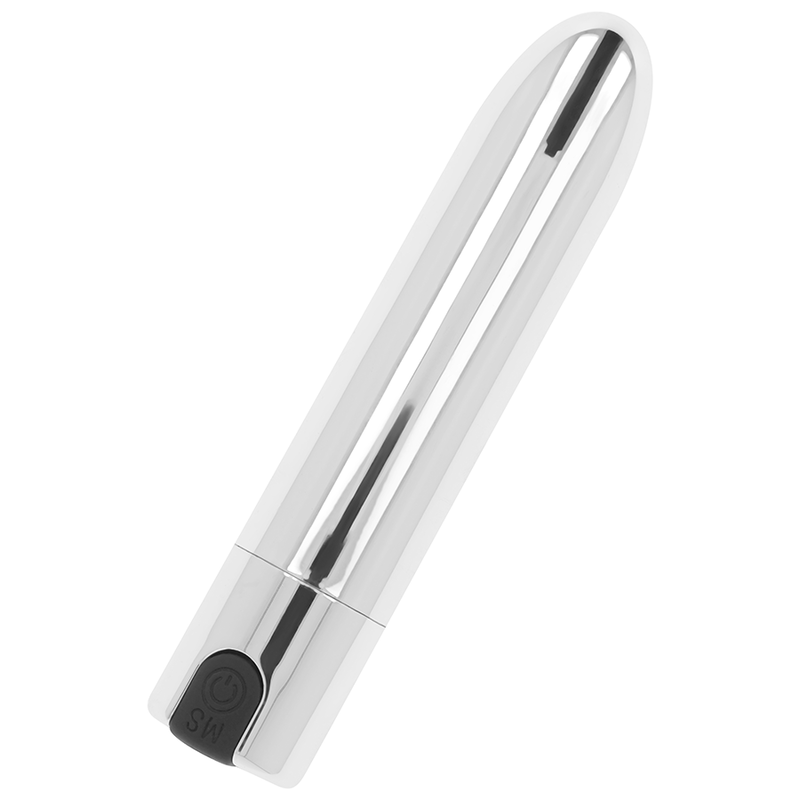 OHMAMA - SILVER VIBRATING BULLET 9.5 CM - NOCTURNA DESIRES