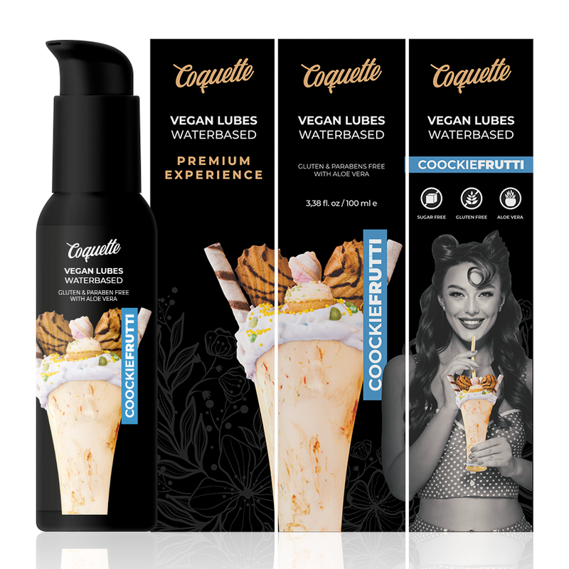 COQUETTE CHIC DESIRE - PREMIUM EXPERIENCE 100ML VEGAN LUBES COOKIEFRUTTI - NOCTURNA DESIRES