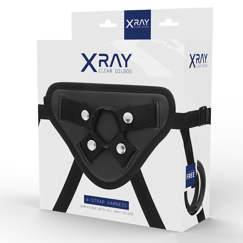 X RAY - HARNESS WITH SILICONE RINGS - NOCTURNA DESIRES