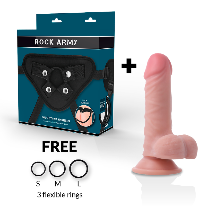 ROCKARMY - HARNESS + DUAL DENSITY PANZER 17 CM -O- 4.46 CM - NOCTURNA DESIRES