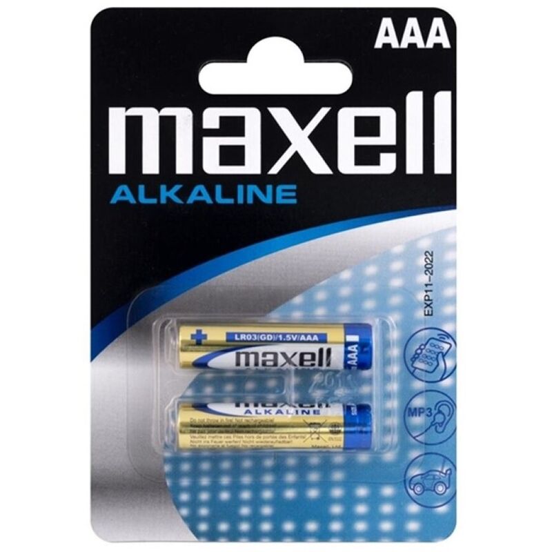 MAXELL - ALKALINE BATTERY AAA LR03 BLISTER * 2 - NOCTURNA DESIRES