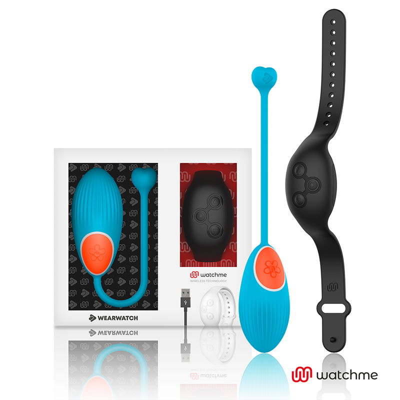 WEARWATCH - WATCHME TECHNOLOGY REMOTE CONTROL EGG BLUE / JET - NOCTURNA DESIRES