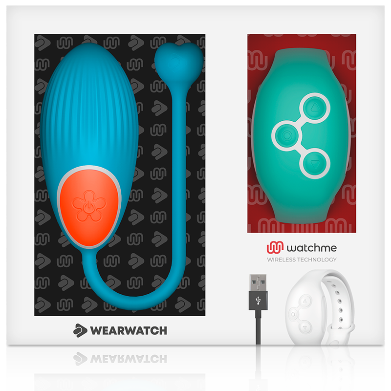 WEARWATCH - WATCHME TECHNOLOGY REMOTE CONTROL EGG BLUE / AQUAMARINE - NOCTURNA DESIRES
