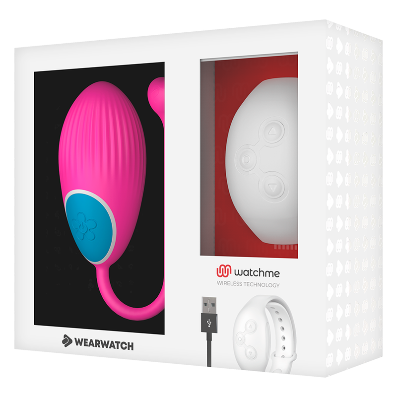 WEARWATCH - WATCHME TECHNOLOGY REMOTE CONTROL EGG FUCHSIA / NIVEO - NOCTURNA DESIRES