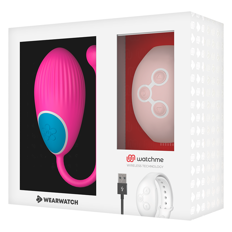 WEARWATCH - WATCHME TECHNOLOGY REMOTE CONTROL EGG FUCHSIA / PINK - NOCTURNA DESIRES
