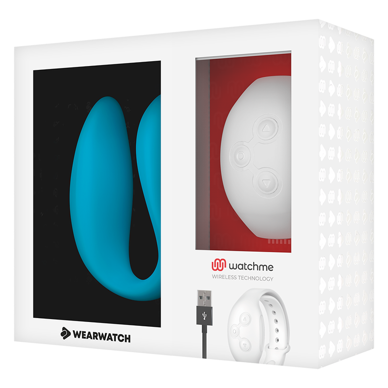 WEARWATCH - WATCHME DUAL TECHNOLOGY VIBRATOR INDIGO/SNOW - NOCTURNA DESIRES