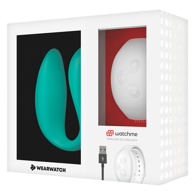 WEARWATCH - DUAL TECHNOLOGY WATCHME VIBRATOR SEAWATER / SNOW - NOCTURNA DESIRES