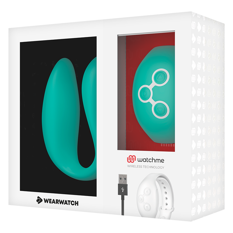 WEARWATCH - DUAL TECHNOLOGY WATCHME LIGHT GREEN VIBRATOR - NOCTURNA DESIRES