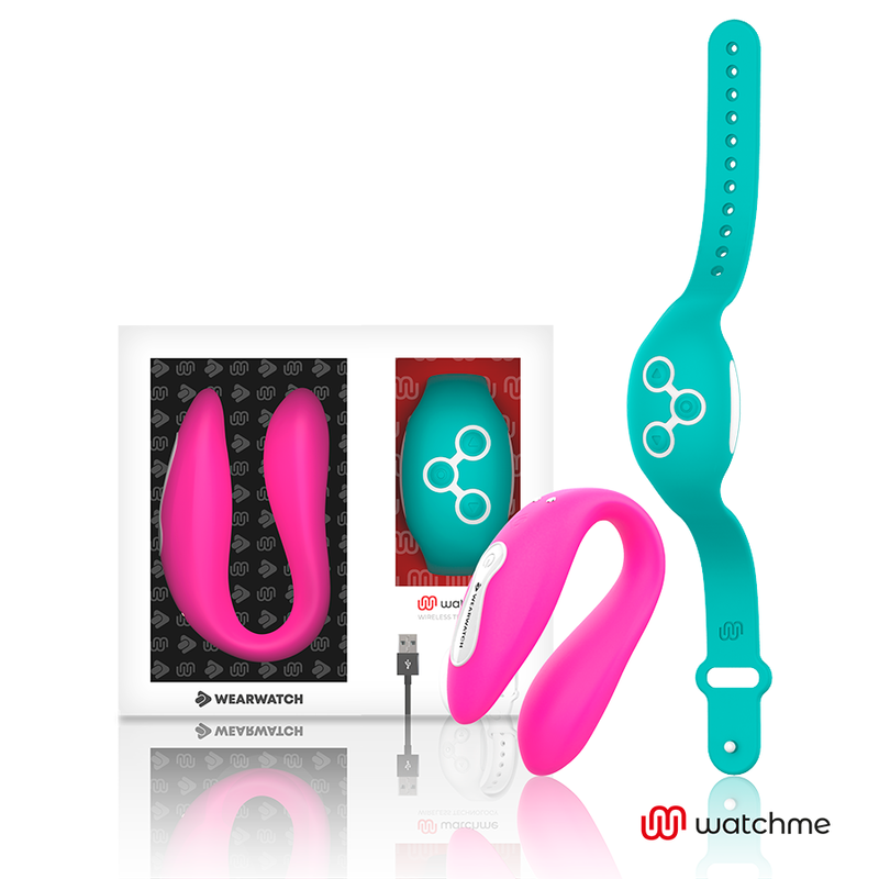 WEARWATCH - DUAL TECHNOLOGY WATCHME VIBRATOR FUCHSIA / SEAWATER - NOCTURNA DESIRES