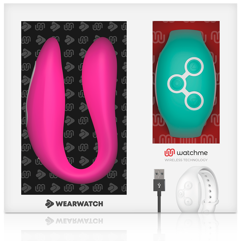 WEARWATCH - DUAL TECHNOLOGY WATCHME VIBRATOR FUCHSIA / SEAWATER - NOCTURNA DESIRES