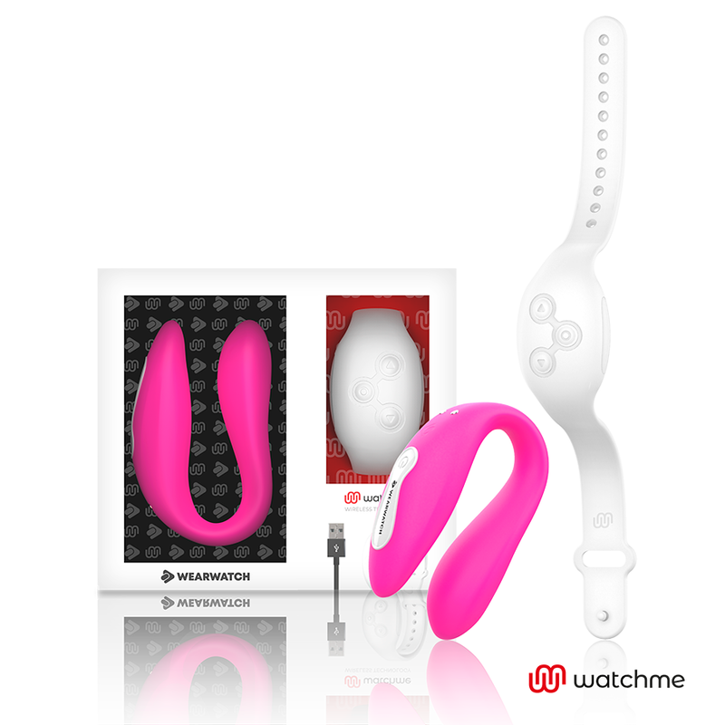 WEARWATCH - WATCHME DUAL TECHNOLOGY VIBRATOR FUCHSIA / SNOW - NOCTURNA DESIRES
