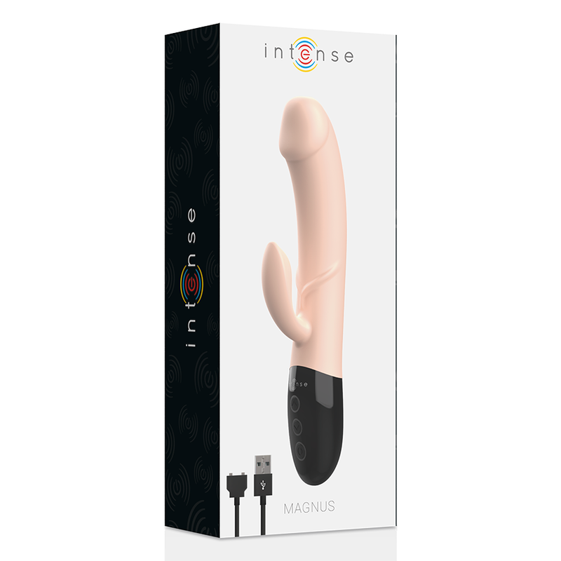 INTENSE - MAGNUS DUAL NATURAL RECHARGEABLE VIBRATOR - NOCTURNA DESIRES