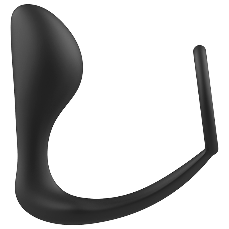 ADDICTED TOYS - ANAL PLUG WITH BLACK SILICONE RING - NOCTURNA DESIRES