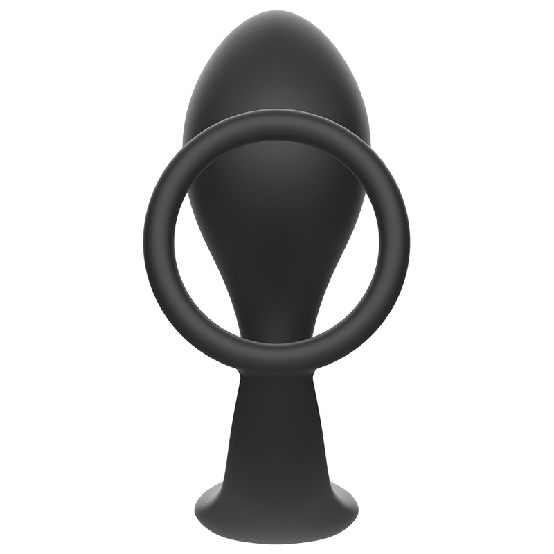 ADDICTED TOYS - ANAL PLUG WITH BLACK SILICONE RING - NOCTURNA DESIRES