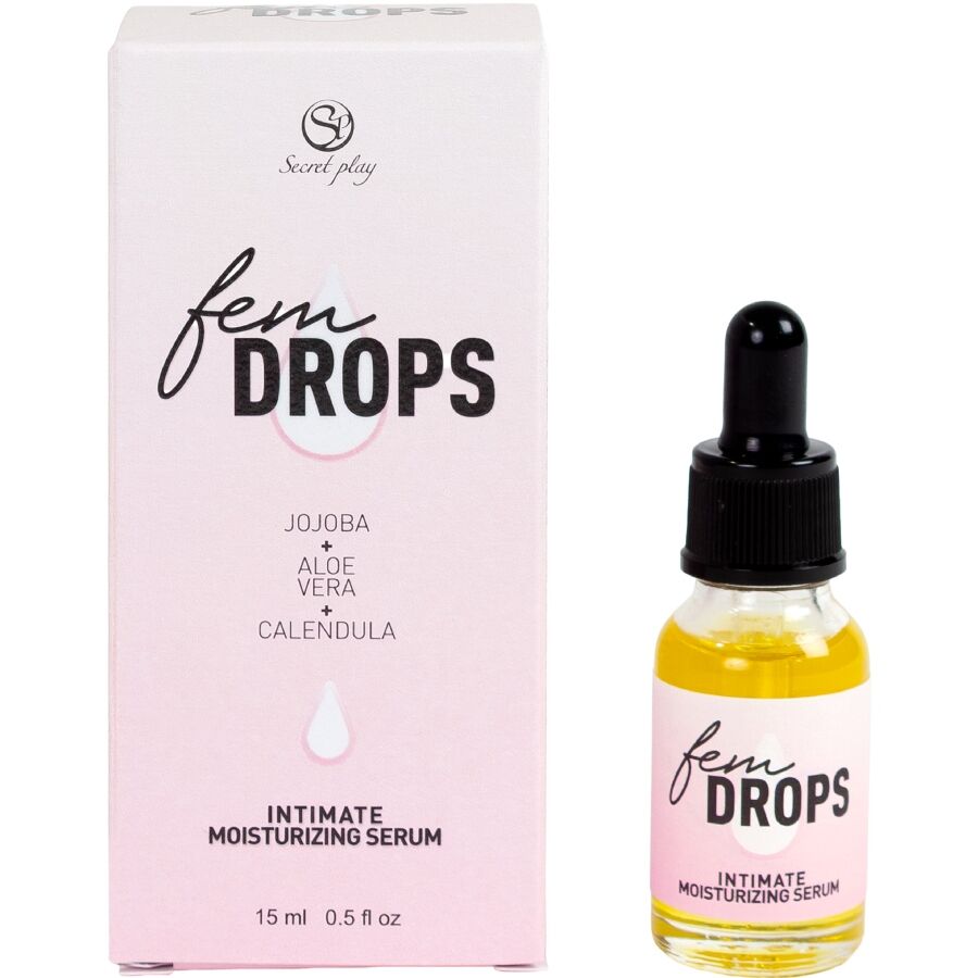 SECRETPLAY - FEM DROPS INTIMATE MOISTURIZING SERUM 15 ML - NOCTURNA DESIRES