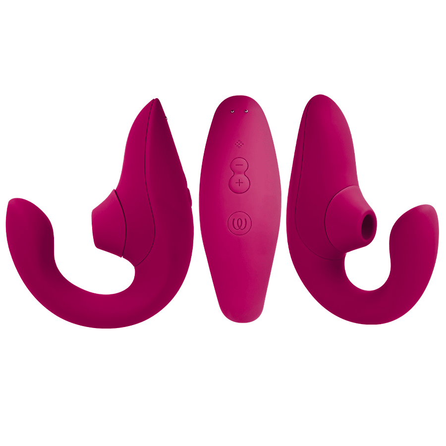 WOMANIZER - BLEND RABBIT VIBRATOR STIMULATOR VIBRANT PINK - NOCTURNA DESIRES