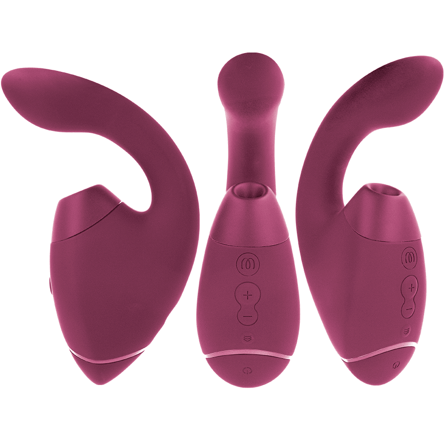 WOMANIZER - DUO NEXT DUAL CLITORAL & G - SPOT STIMULATOR DUSKY PINK - NOCTURNA DESIRES