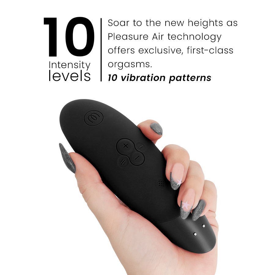 WOMANIZER - ENHANCE CLITORIAL STIMULATOR BLACK - NOCTURNA DESIRES
