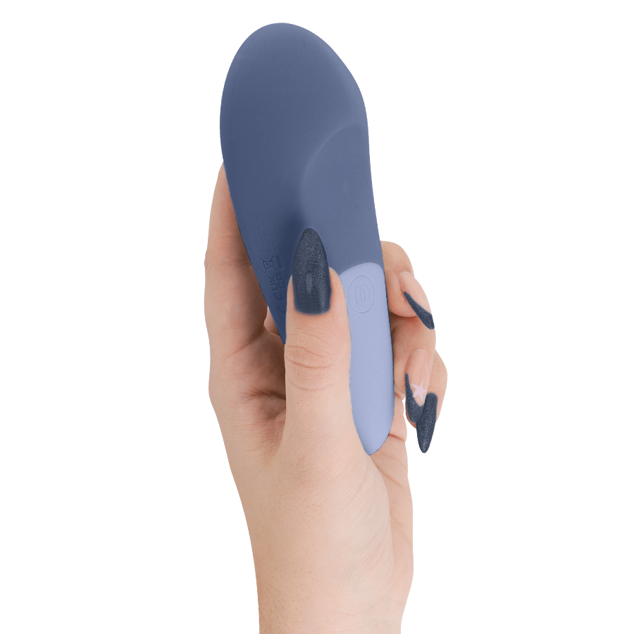 WOMANIZER - VIBE LAY - ON SILENT VIBRATOR DARK BLUE - NOCTURNA DESIRES