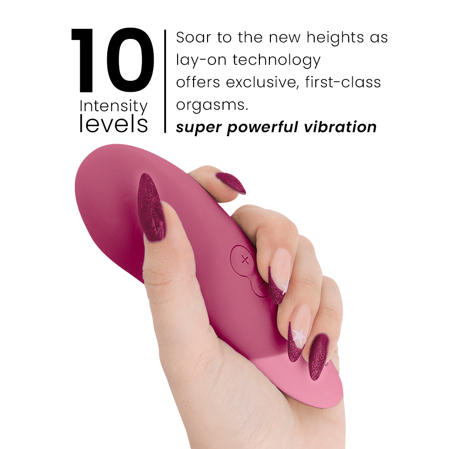 WOMANIZER - VIBE LAY - ON SILENT VIBRATOR DUSKY PINK - NOCTURNA DESIRES