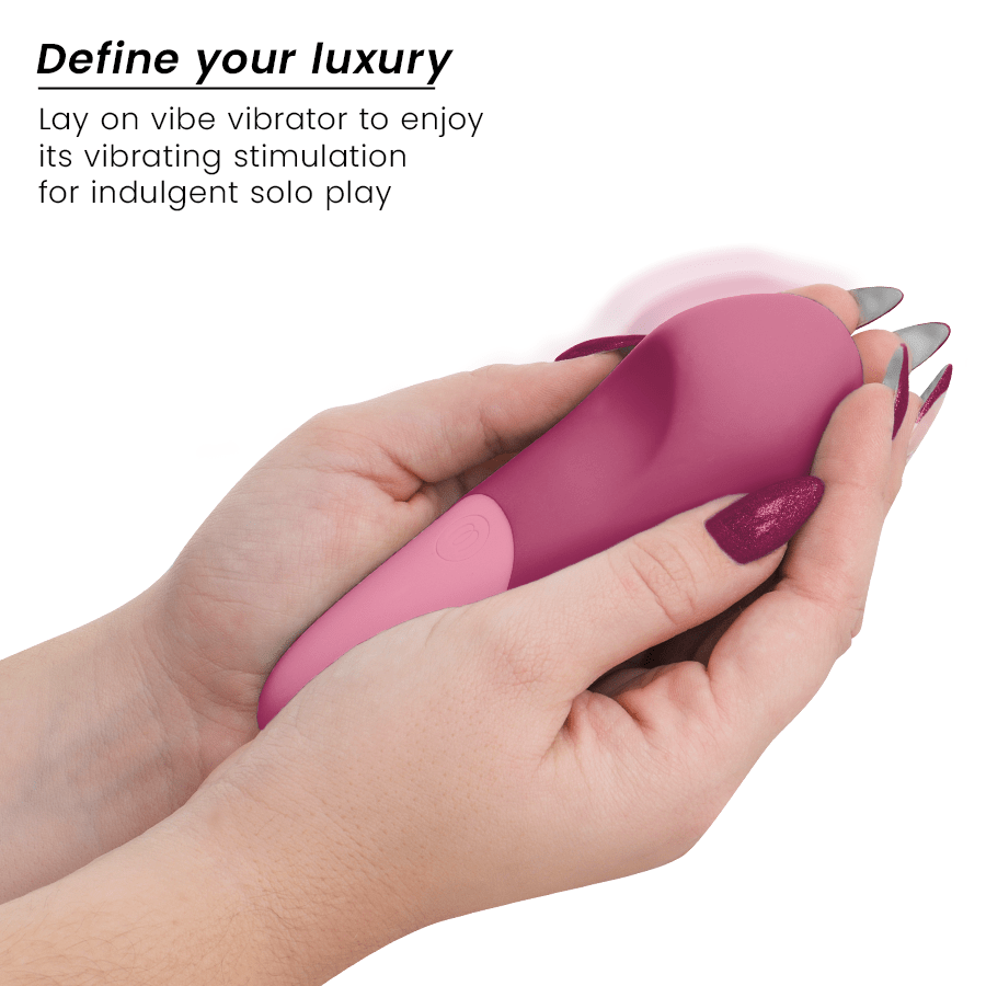 WOMANIZER - VIBE LAY - ON SILENT VIBRATOR DUSKY PINK - NOCTURNA DESIRES