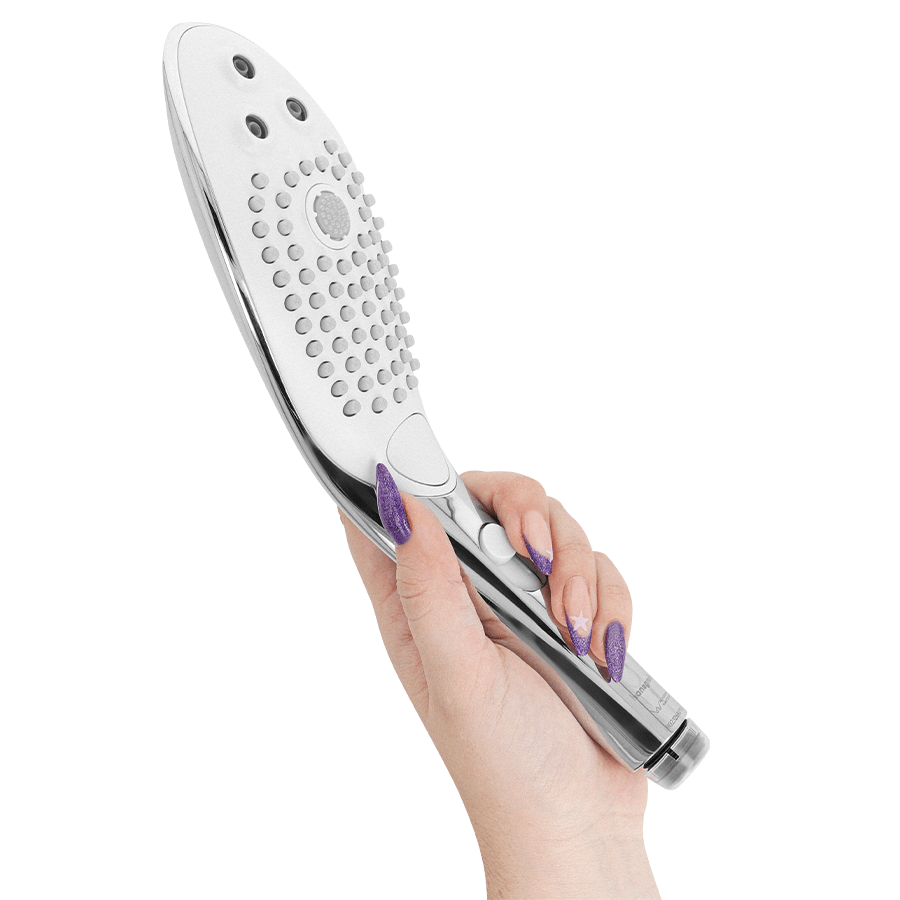 WOMANIZER - WAVE CLITORAL STIMULATING SHOWER HEAD CHROME - NOCTURNA DESIRES