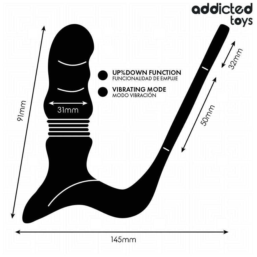 ADDICTED TOYS - UP&DOWN PROSTATIC RING - NOCTURNA DESIRES