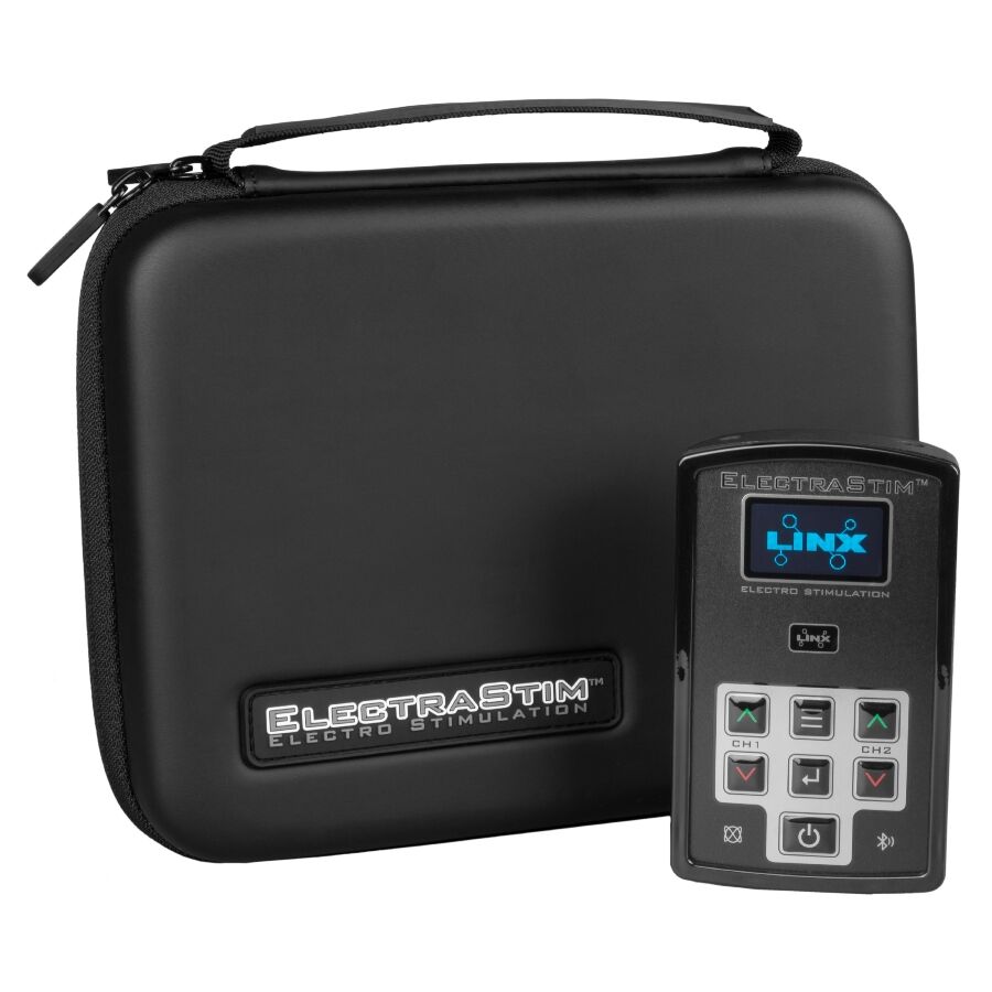 ELECTRASTIM - LINX DUAL - CHANNEL ELECTRO STIMULATOR WITH APP & REMOTE CONTROL - NOCTURNA DESIRES