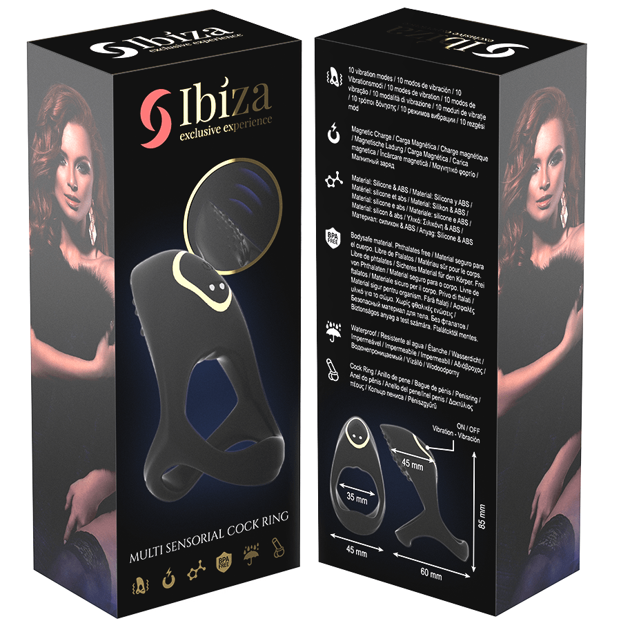 IBIZA - MULTI SENSORIAL COCK RING - NOCTURNA DESIRES