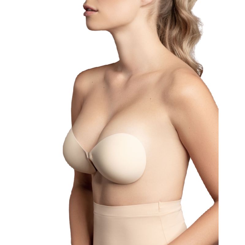 BYE-BRA - BRA INVISIBLE BEIGE CUP A - NOCTURNA DESIRES