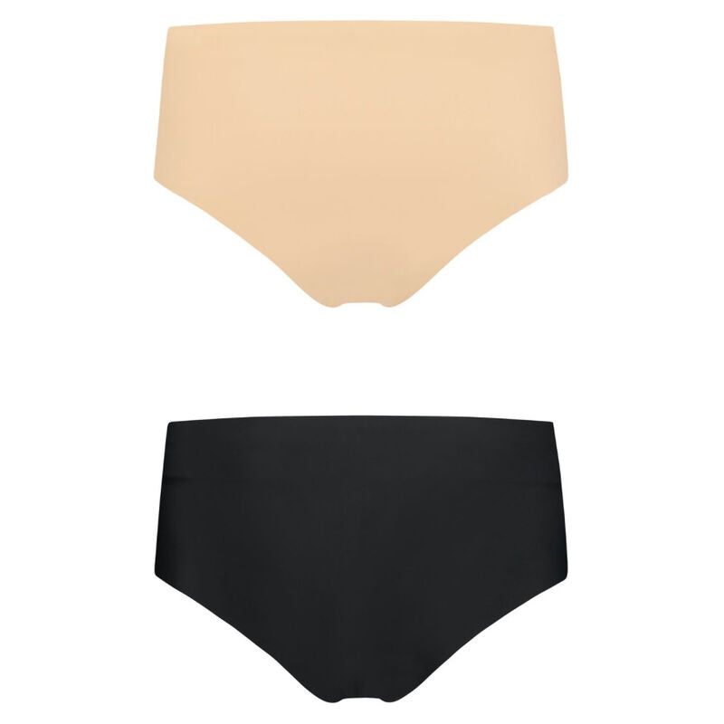 BYE-BRA - PACK 2 UNITS SEAMLESS PANTIES SIZE L - NOCTURNA DESIRES