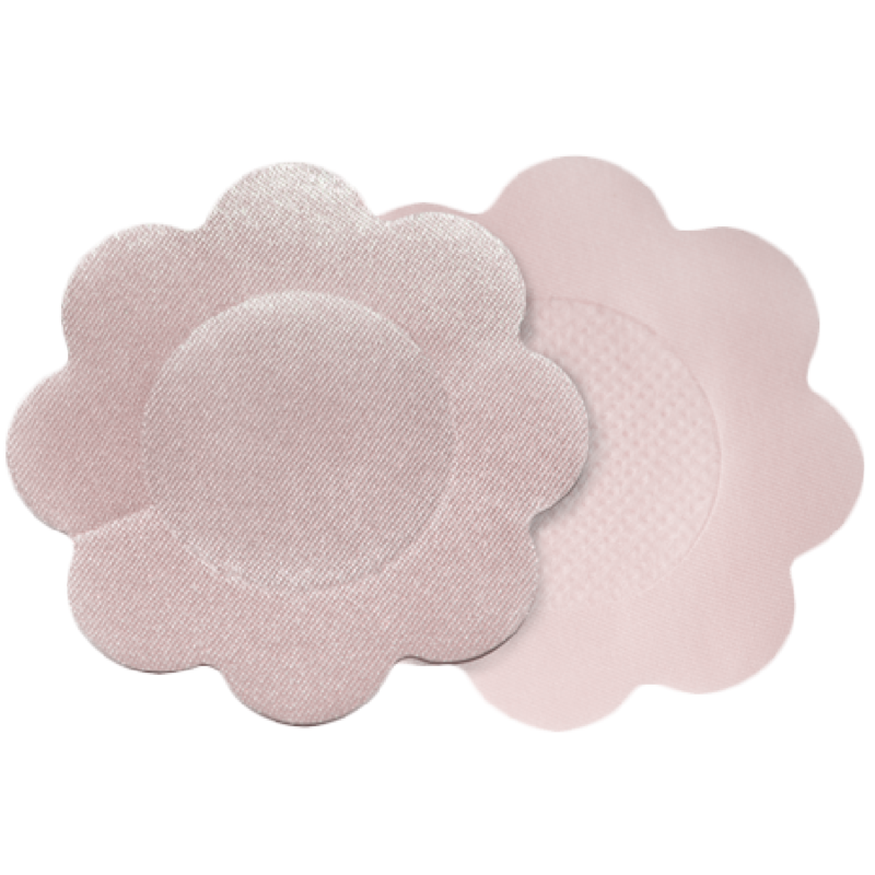 BYE-BRA - FLOWER NIPPLE CUPS PACK 3 UNITS SIZE M - NOCTURNA DESIRES