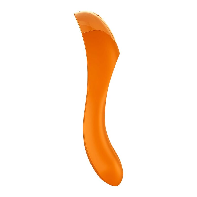 SATISFYER - CANDY CANE FINGER VIBRATOR ORANGE - NOCTURNA DESIRES