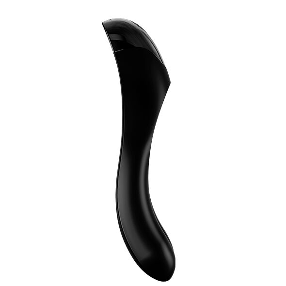 SATISFYER - CANDY CANE FINGER VIBRATOR BLACK - NOCTURNA DESIRES