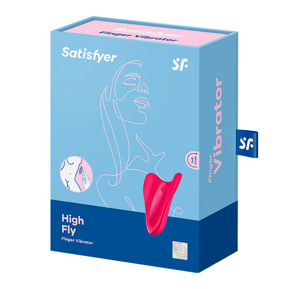 SATISFYER - HIGH FLY FINGER VIBRATOR FUCHSIA - NOCTURNA DESIRES
