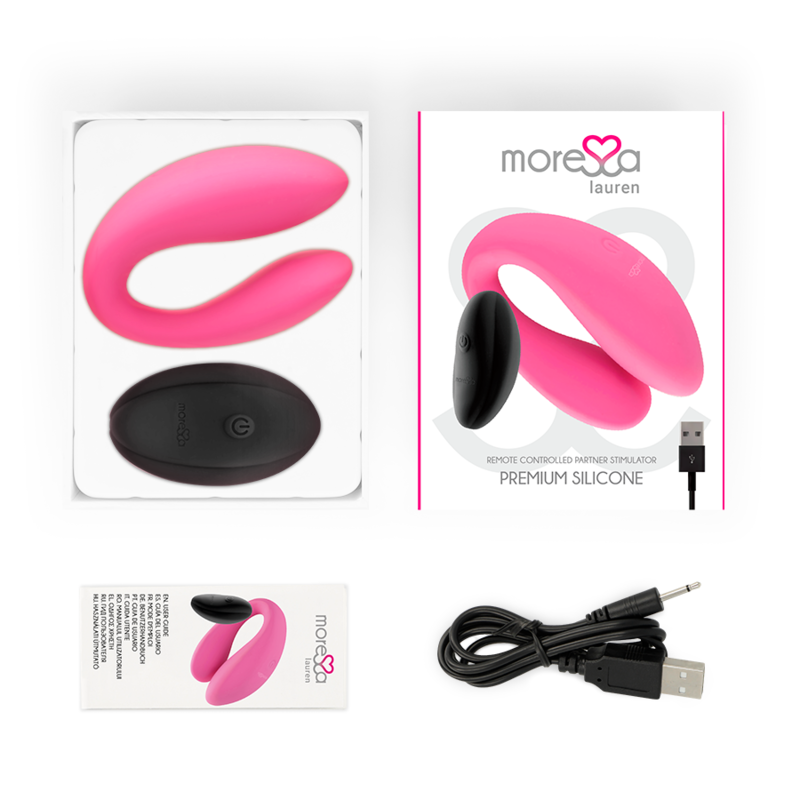 MORESSA - LAUREN REMOTE CONTROL STIMULATOR FOR COUPLES - NOCTURNA DESIRES