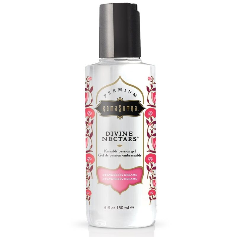 KAMASUTRA - DIVINE NECTARS STRAWBERRY DREAM LUBRICANT 150 ML - NOCTURNA DESIRES
