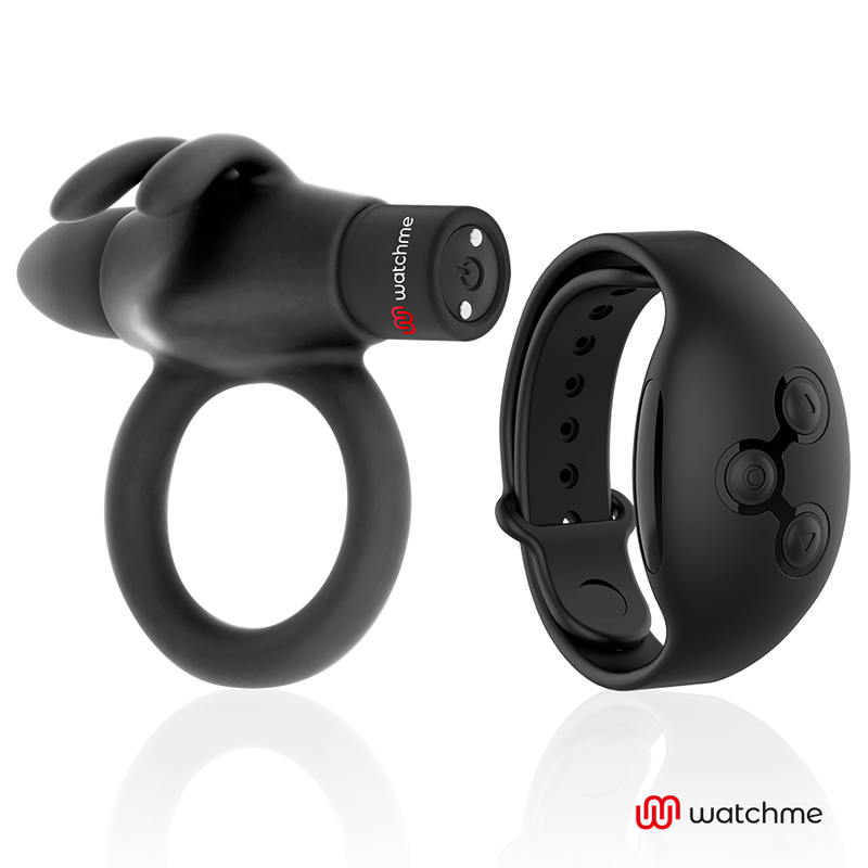BLACK&SILVER - AGRON REMOTE CONTROL COCKRING WATCHME - NOCTURNA DESIRES
