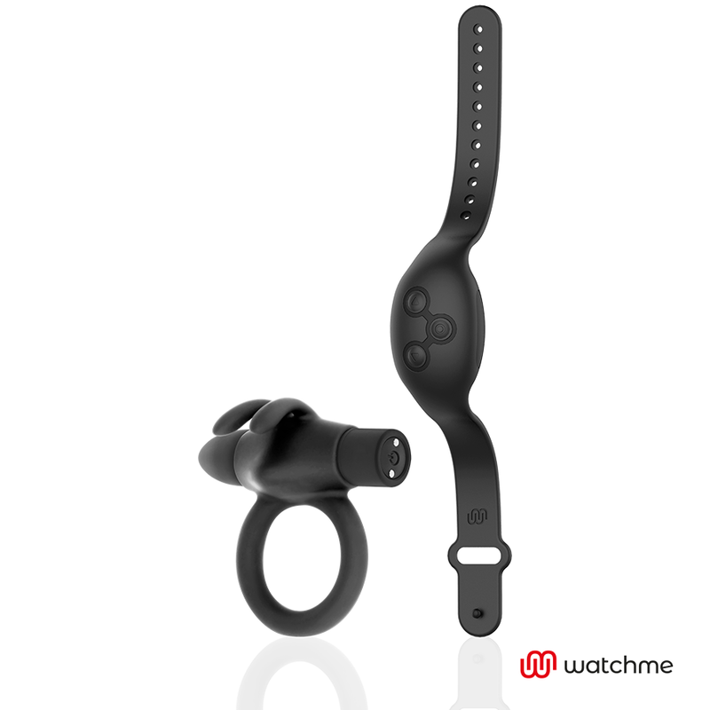 BLACK&SILVER - AGRON REMOTE CONTROL COCKRING WATCHME - NOCTURNA DESIRES