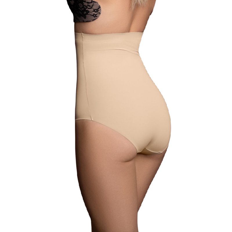 BYE-BRA - GIRDLE SEAMLESS ESTILO PANTIES BEIGE SIZE S - NOCTURNA DESIRES
