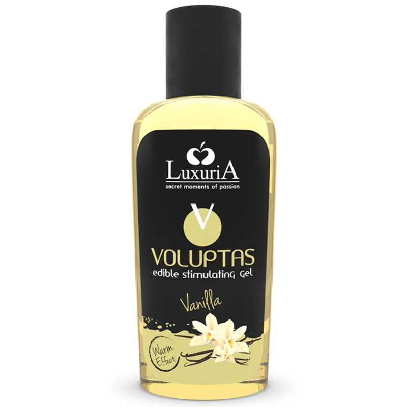 INTIMATELINE LUXURIA - VOLUPTAS EDIBLE MASSAGE GEL WARMING EFFECT - VANILLA 100 ML - NOCTURNA DESIRES