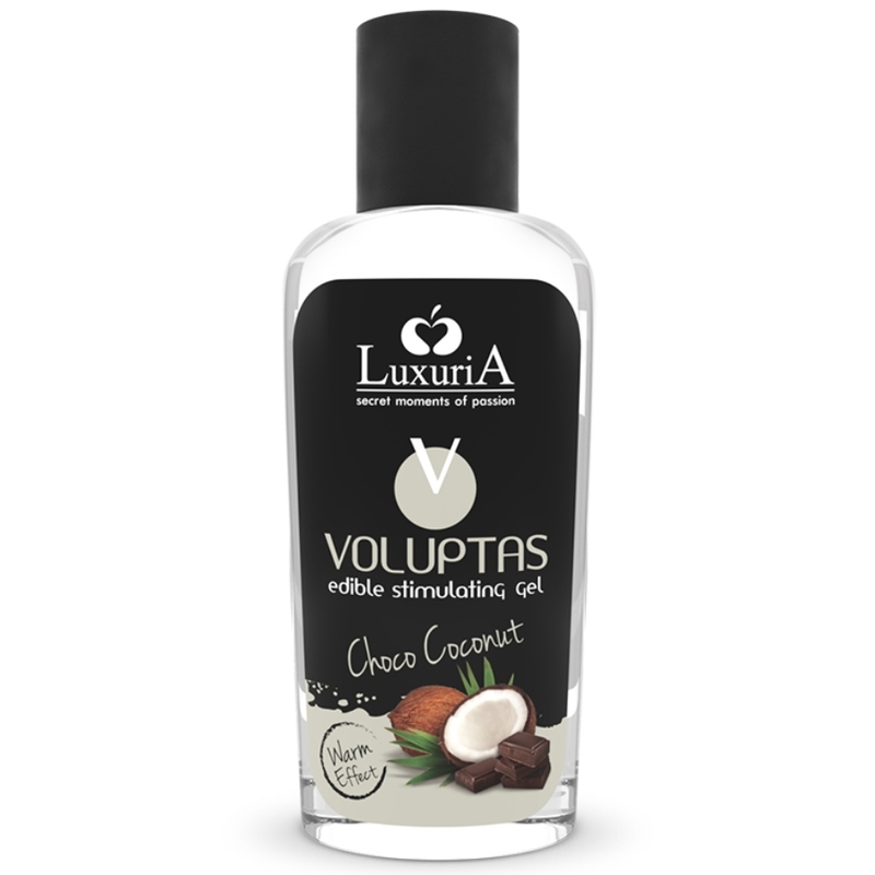 INTIMATELINE LUXURIA - VOLUPTAS EDIBLE MASSAGE GEL WARMING EFFECT - COCONUT AND CREAM 100 ML - NOCTURNA DESIRES