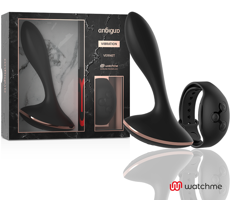 ANBIGUO - WATCHME REMOTE CONTROL VIBRATOR ANAL PLUG VERNET - NOCTURNA DESIRES