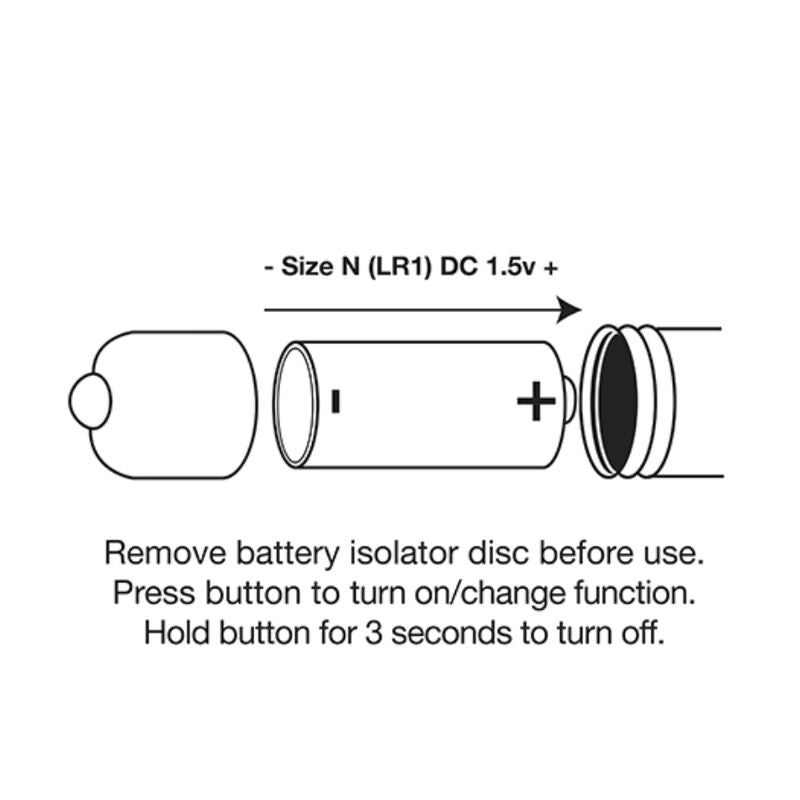 ROCKS-OFF - VIBRATING BULLET RO-80MM MIDNIGHT METAL - NOCTURNA DESIRES