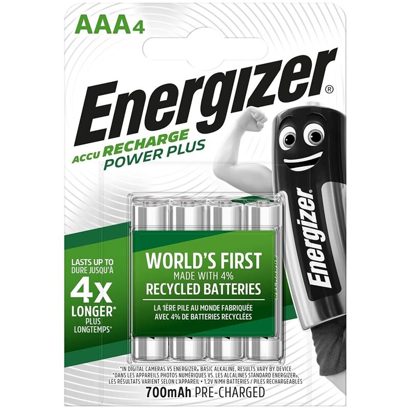 ENERGIZER - RECHARGEABLE BATTERIES AAA4 BLISTER 4 - NOCTURNA DESIRES